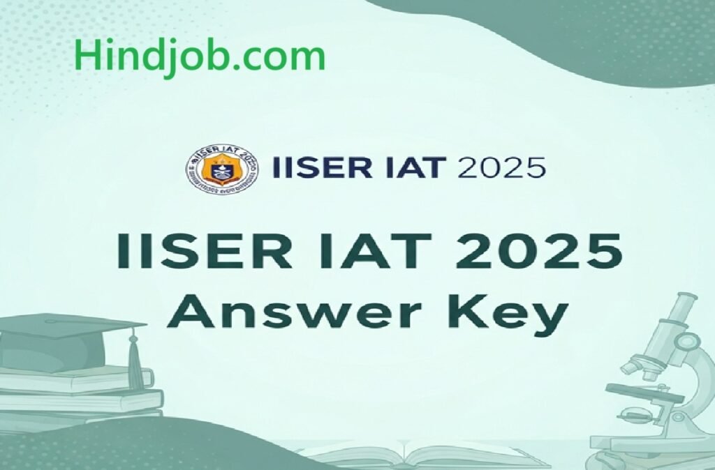 IISER IAT 2025 Answer Key Released