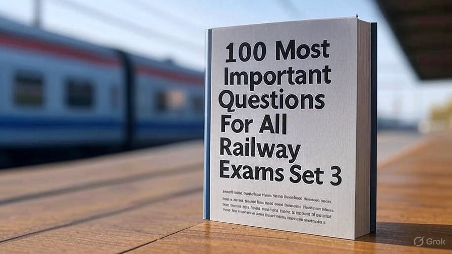 100 Most Important Questions For All Railway Exams Set 3